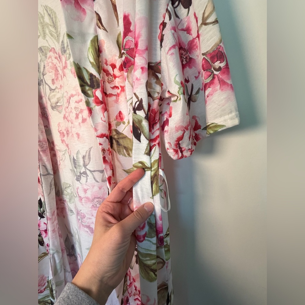 Show Me Your Mumu Brie Robe Garden of Blooms Floral Sz O/S Lounge Coastal - Picture 4 of 5